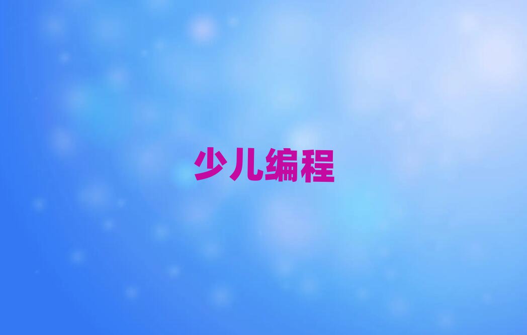 武漢少兒編程培訓(xùn)學(xué)校