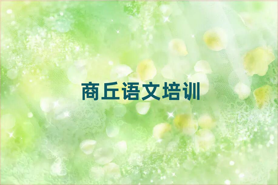 商丘睢陽區(qū)初中語文零基礎(chǔ)培訓(xùn)班在哪里實力排名名單