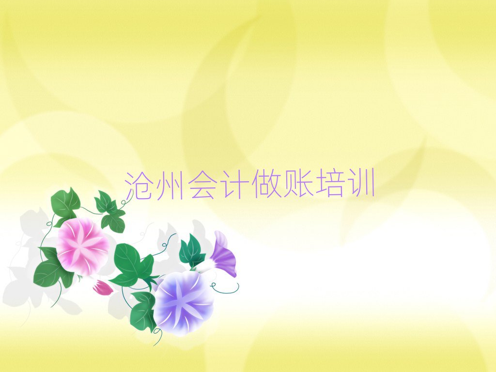 12月滄州新華區(qū)會計做賬哪個學(xué)校培訓(xùn)