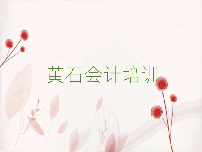 1月黃石下陸區(qū)學(xué)會計(jì)哪里好會計(jì)培訓(xùn)哪里好