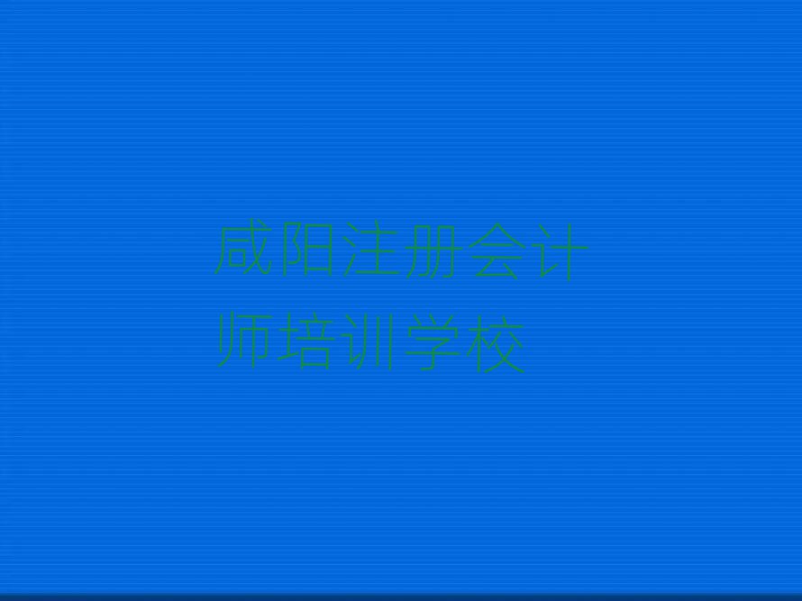 2025年咸陽(yáng)底張街道培訓(xùn)注冊(cè)會(huì)計(jì)師需要多少錢一次