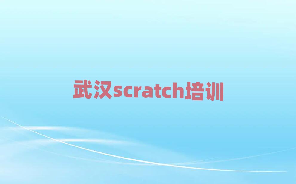 武漢少兒編程培訓(xùn)學(xué)校