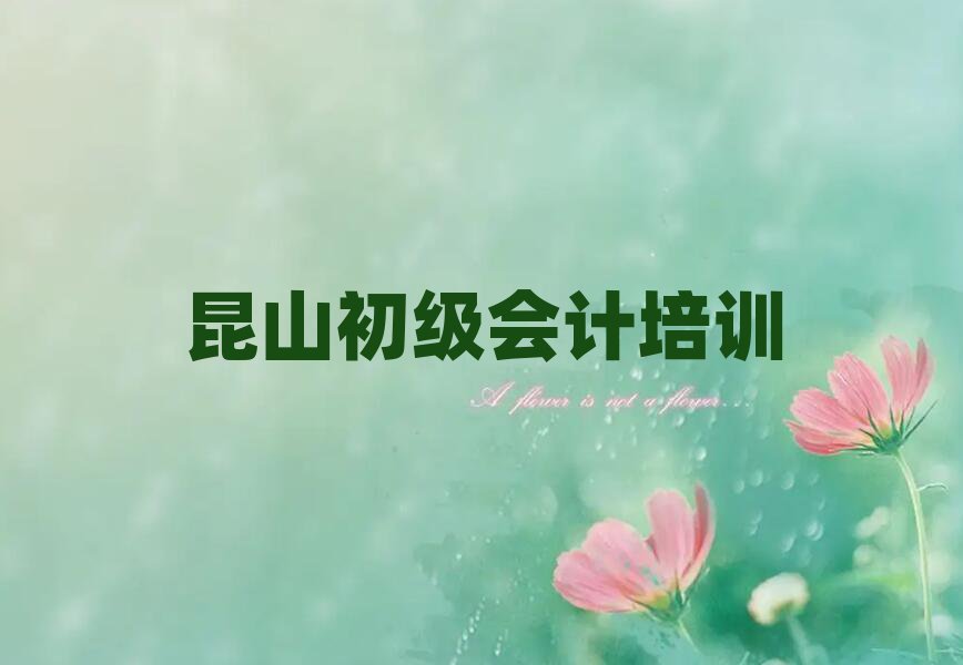 昆山在線初級(jí)會(huì)計(jì)培訓(xùn)班精選名單排行榜匯總