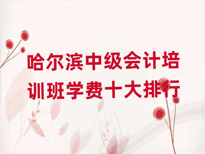 哈爾濱中級(jí)會(huì)計(jì)培訓(xùn)班學(xué)費(fèi)十大排行
