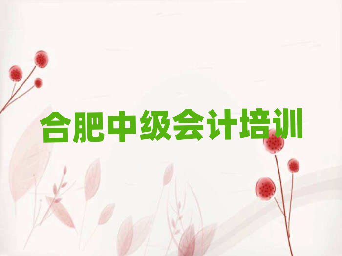 合肥好的中級會計培訓(xùn)學(xué)校值得推薦的名單榜首一覽