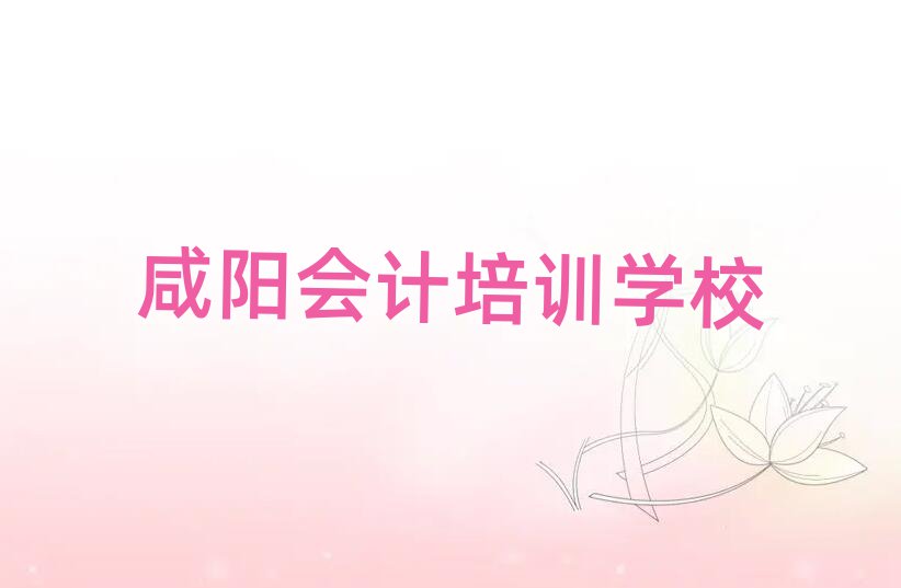 2月咸陽會(huì)計(jì)培訓(xùn)班