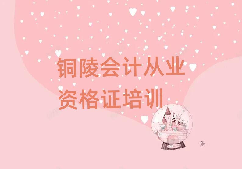 銅陵郊區(qū)學(xué)會(huì)計(jì)從業(yè)資格證大概多少學(xué)費(fèi)