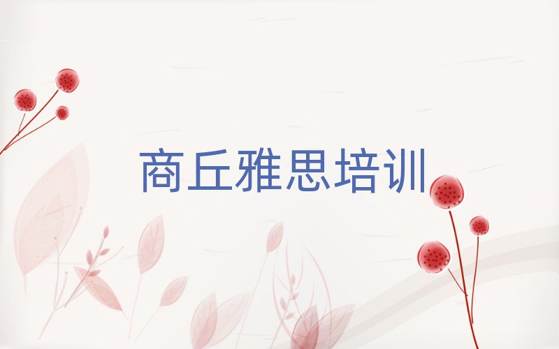 商丘馮橋鎮(zhèn)雅思培訓(xùn)機構(gòu)多少錢