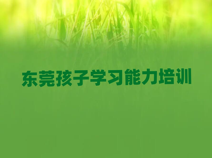 東莞哪個(gè)學(xué)校學(xué)孩子學(xué)習(xí)能力好十大名單排名甄選