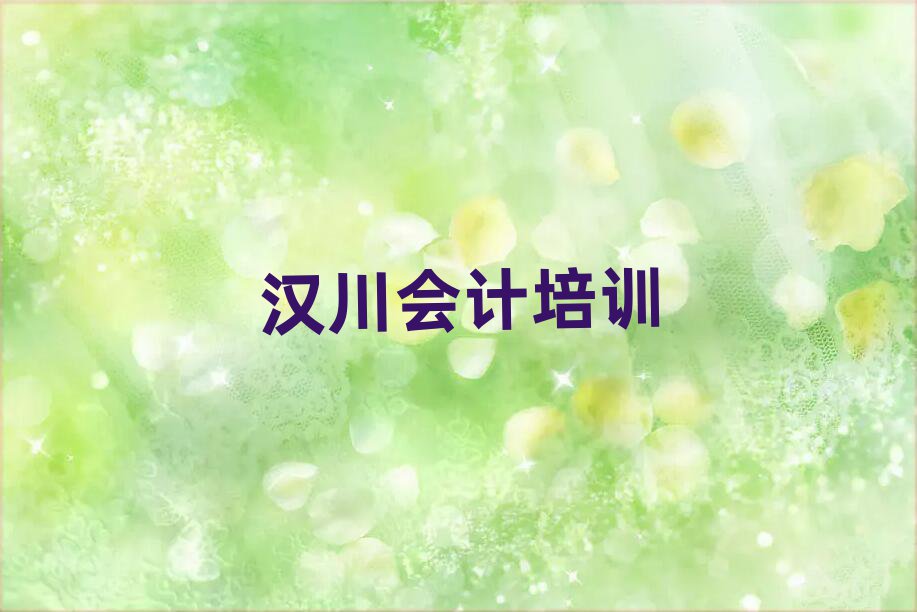 漢川學(xué)會(huì)計(jì)在哪里學(xué)名單