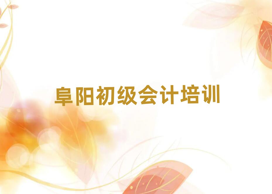 2025年阜陽周棚街道好點(diǎn)的初級會計培訓(xùn)機(jī)構(gòu)排名top10