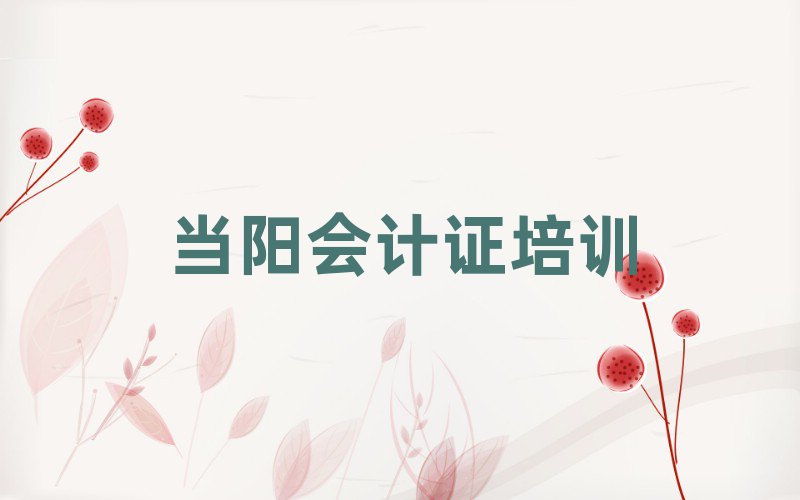 當(dāng)陽會(huì)計(jì)證資格培訓(xùn)十大排行