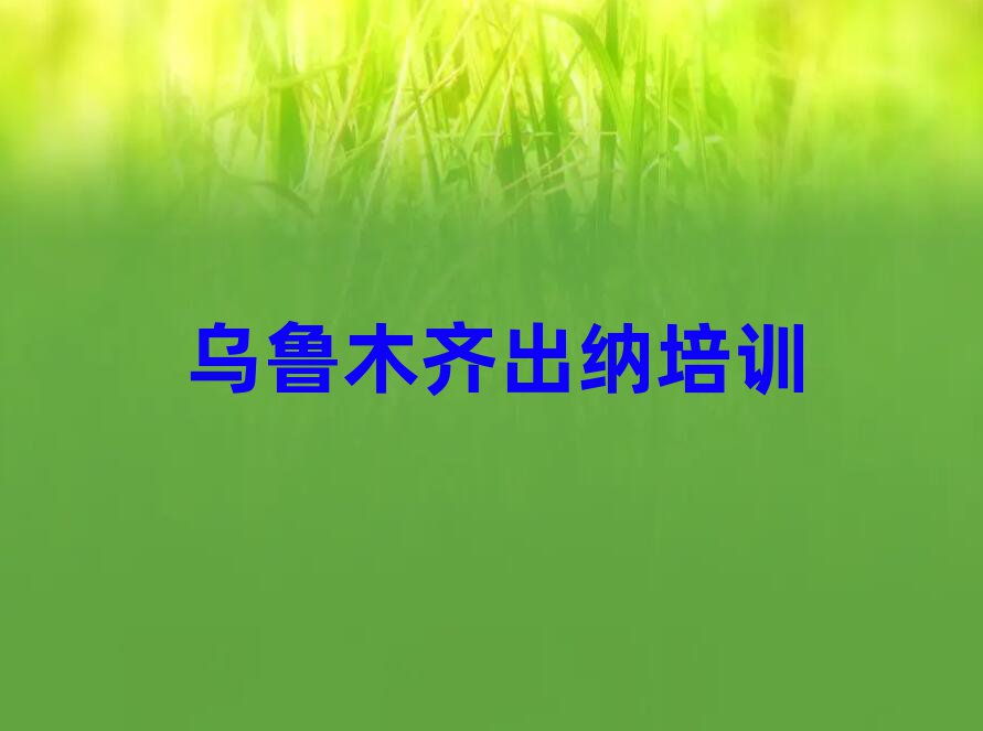 烏魯木齊水磨溝區(qū)出納哪的出納培訓學校好