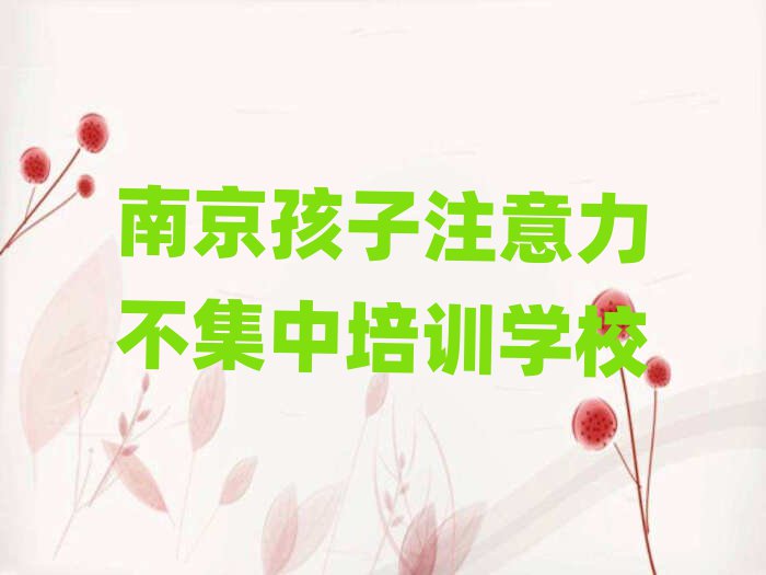 南京棲霞區(qū)學(xué)孩子注意力不集中的正規(guī)學(xué)校
