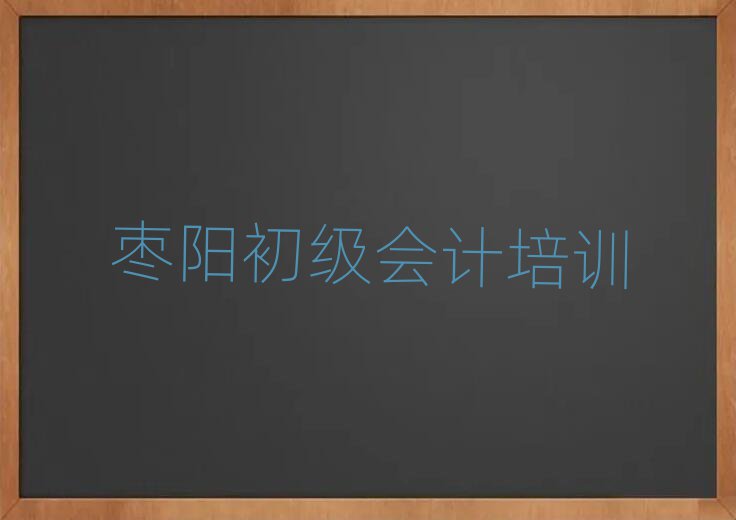 棗陽初級(jí)會(huì)計(jì)培訓(xùn)機(jī)構(gòu)十大排名