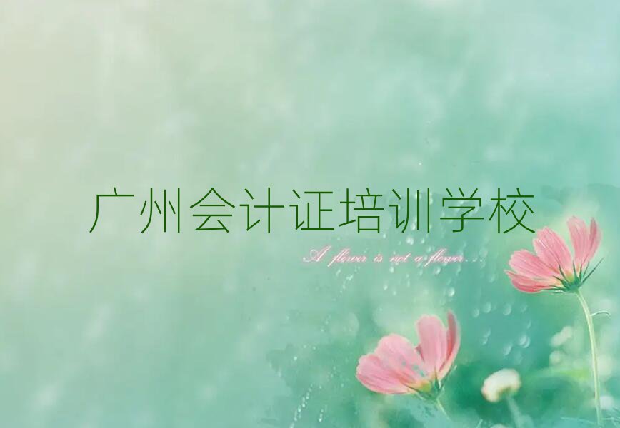4月廣州從化區(qū)會(huì)計(jì)證哪里培訓(xùn)班折扣多些
