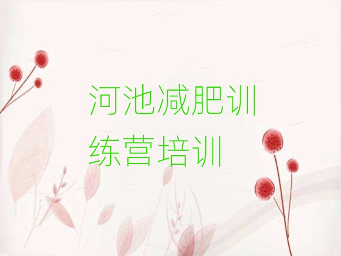 河池減肥訓(xùn)練營那家好排名