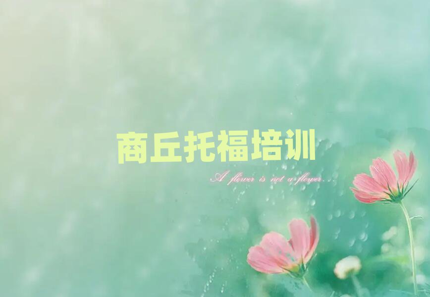 4月商丘托福培訓(xùn)前十名