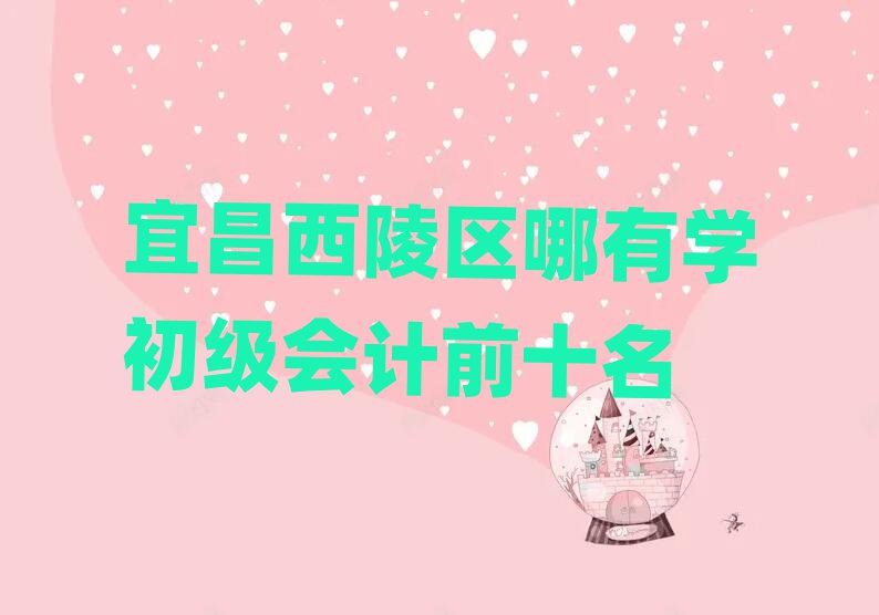 宜昌西陵區(qū)哪有學初級會計前十名