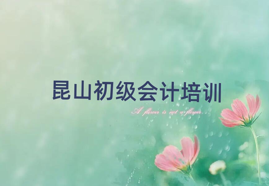 昆山初級(jí)會(huì)計(jì)線上課程名單榜首一覽
