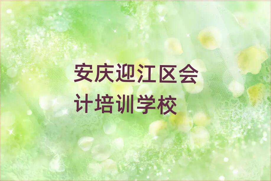 2025年安慶新河路好點(diǎn)的會(huì)計(jì)培訓(xùn)機(jī)構(gòu)