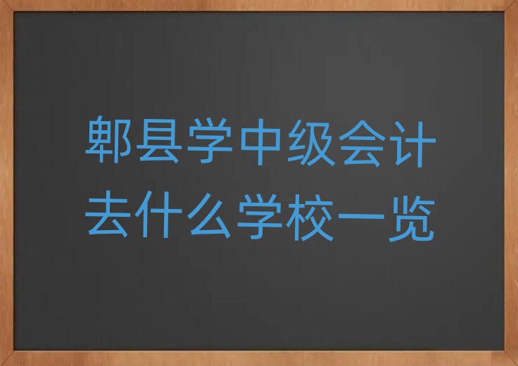 郫縣學(xué)中級會計(jì)去什么學(xué)校一覽