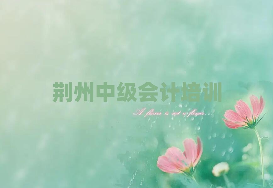 荊州學(xué)中級(jí)會(huì)計(jì)哪里好一覽