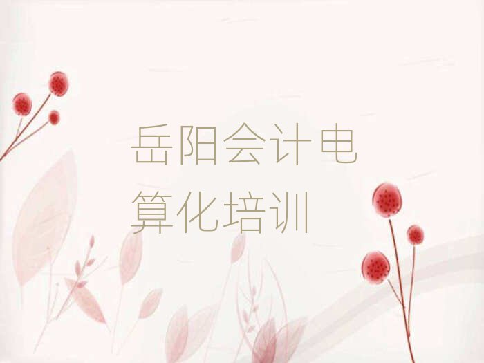 岳陽君山區(qū)會計電算化學(xué)校在哪精選名單排行榜匯總