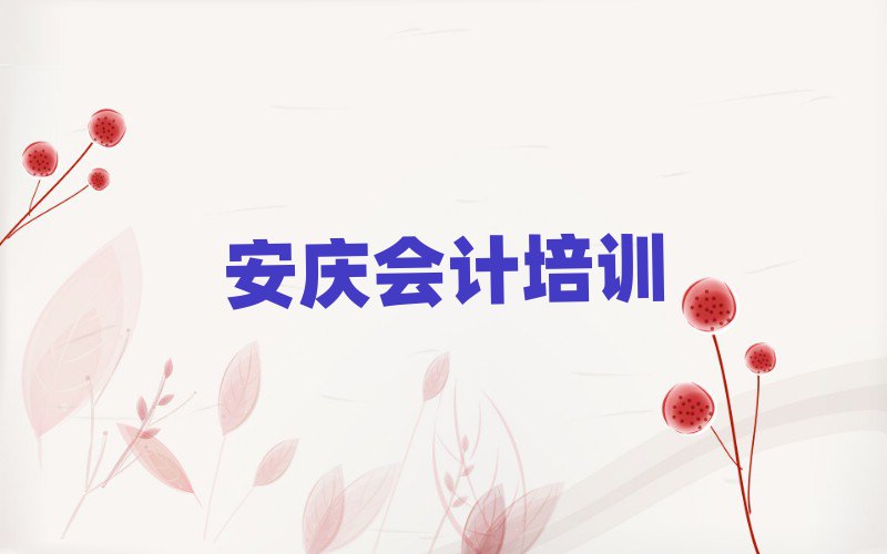 安慶迎江區(qū)學(xué)會計哪里好排名前十