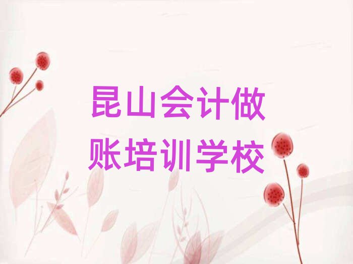 2025年昆山會(huì)計(jì)做賬輔導(dǎo)機(jī)構(gòu)名排名前五