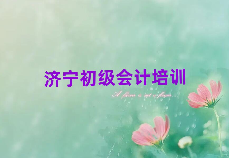 濟寧任城區(qū)初級會計在線學(xué)習(xí)班十大一覽匯總本地甄選的