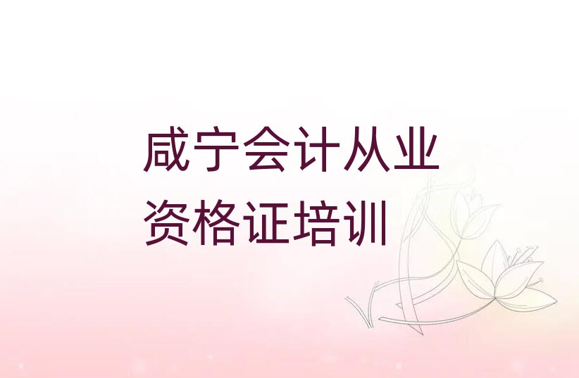 咸寧學(xué)會(huì)計(jì)從業(yè)資格證哪個(gè)學(xué)校比較好排名更新