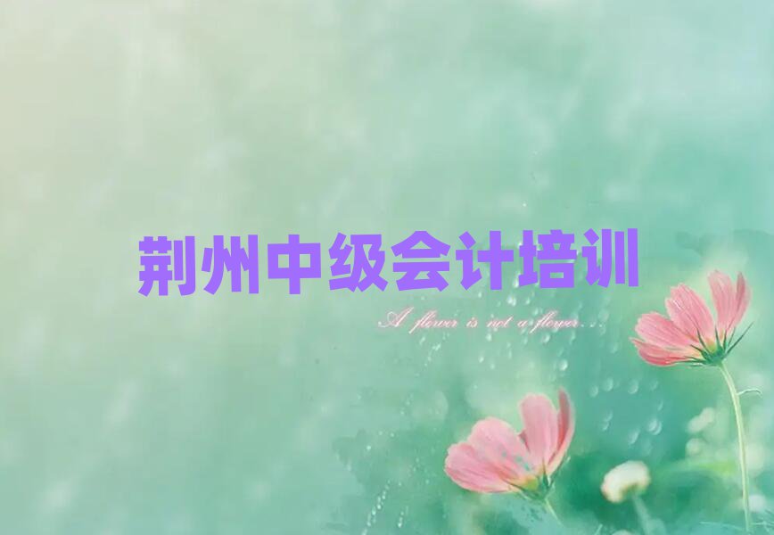 荊州學中級會計上什么學校名單精選一覽