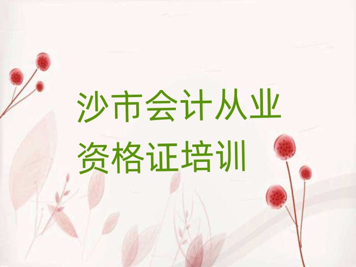 沙市會(huì)計(jì)從業(yè)資格證培訓(xùn)班晚班十大排名名單公布