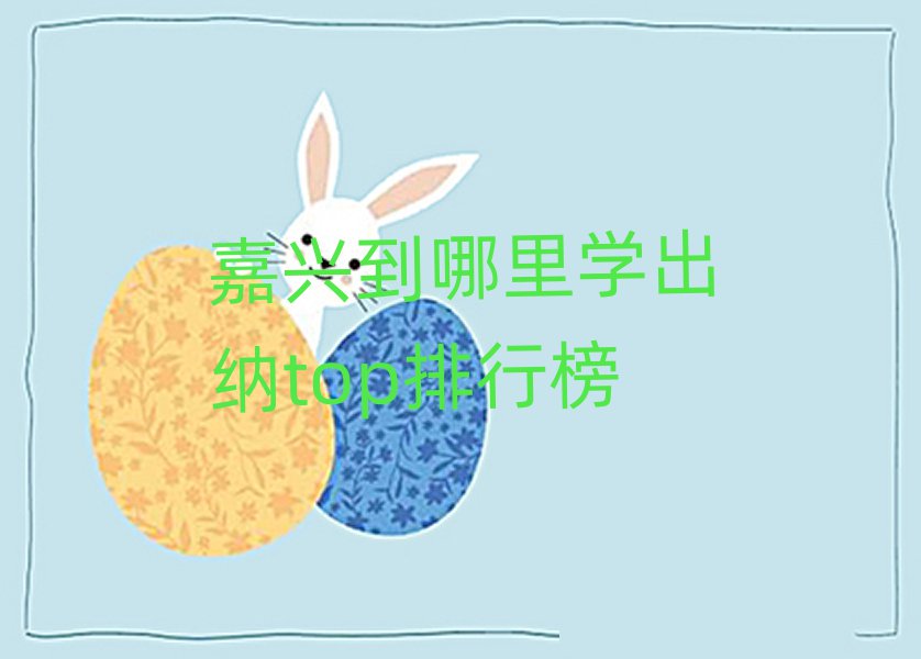 嘉興到哪里學(xué)出納top排行榜