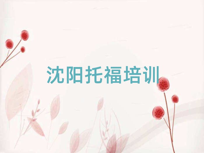 沈陽托福網(wǎng)絡(luò)培訓(xùn)班十大名單排名甄選
