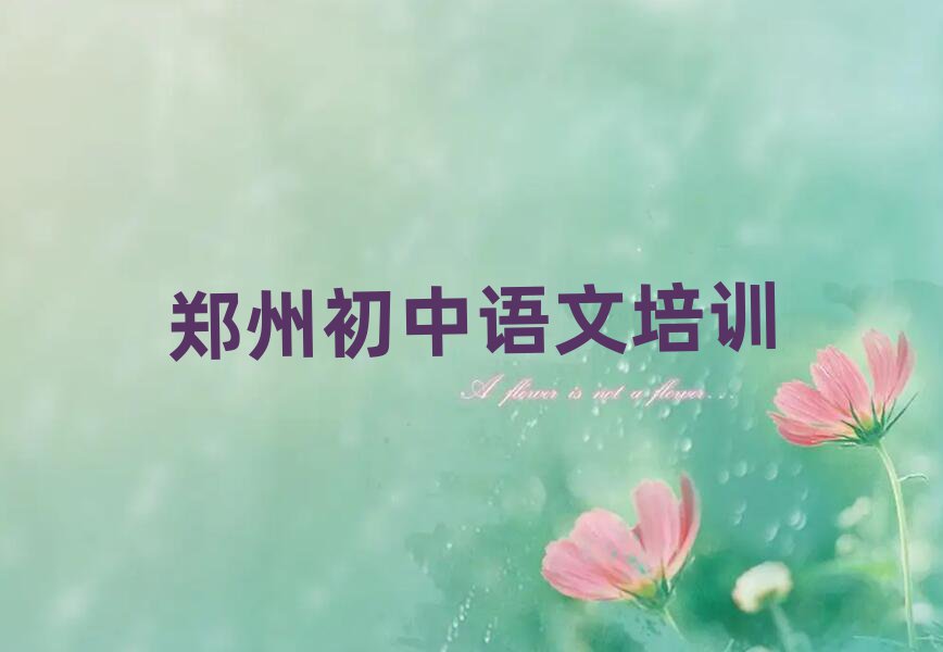 鄭州學(xué)初中語文哪里好榜首揭秘一覽詳細(xì)名單