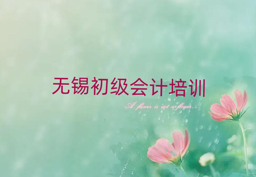無(wú)錫惠山區(qū)線上初級(jí)會(huì)計(jì)培訓(xùn)排名前十