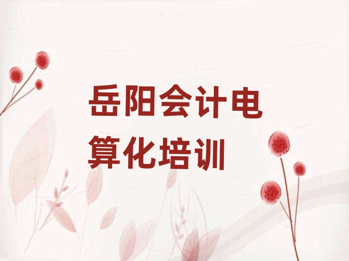 2025年岳陽(yáng)君山區(qū)會(huì)計(jì)電算化網(wǎng)絡(luò)培訓(xùn)班名單揭秘一覽