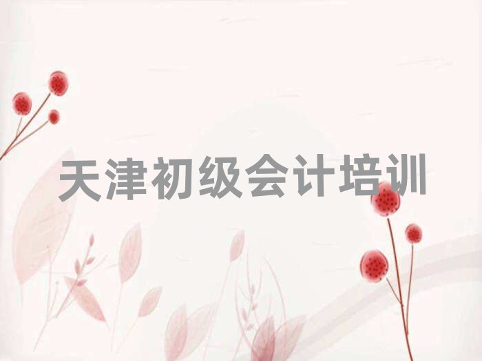 天津好的初級(jí)會(huì)計(jì)培訓(xùn)班